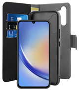 Puro Samsung Galaxy A34 5G Etui Wallet Detachable 2 in 1 Svart