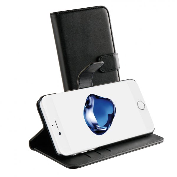 Vivanco iPhone 6/6S Plus/iPhone 7 Plus/iPhone 8 Plus Etui Classic Wallet Svart