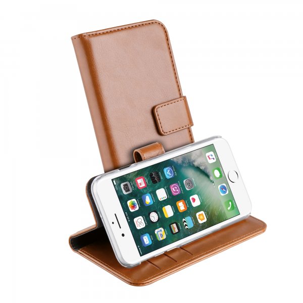 Vivanco iPhone 6/6S/7/8/SE Etui Classic Wallet Brun