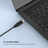 Fixed Datamaskinkladdare Power Adapter 100W USB-C 3m