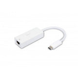 Vivanco Adapter USB Type-C Network Adapter RJ45 Hvit