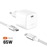 Fixed Lader med USB-C-kabel Mini PD 65W GaN