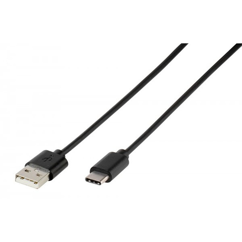 Vivanco Kabel Data Cable USB-A/USB-C 2m Svart