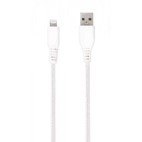 Vivanco Kabel Longlife Braided USB-A/Lightning 2.5m Hvit