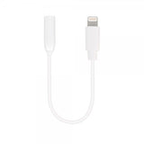Vivanco Lightning til 3.5mm lydadapter MFI hvit