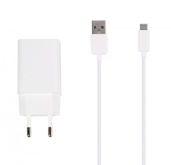 Vivanco Lader med Kabel Adaptive Fast Charger Set USB-C 15W 1m Hvit