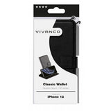 Vivanco iPhone 12 Mini Etui Classic Wallet Svart