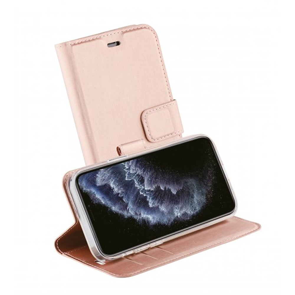 Vivanco iPhone 12 Mini Etui Classic Wallet Rosegull