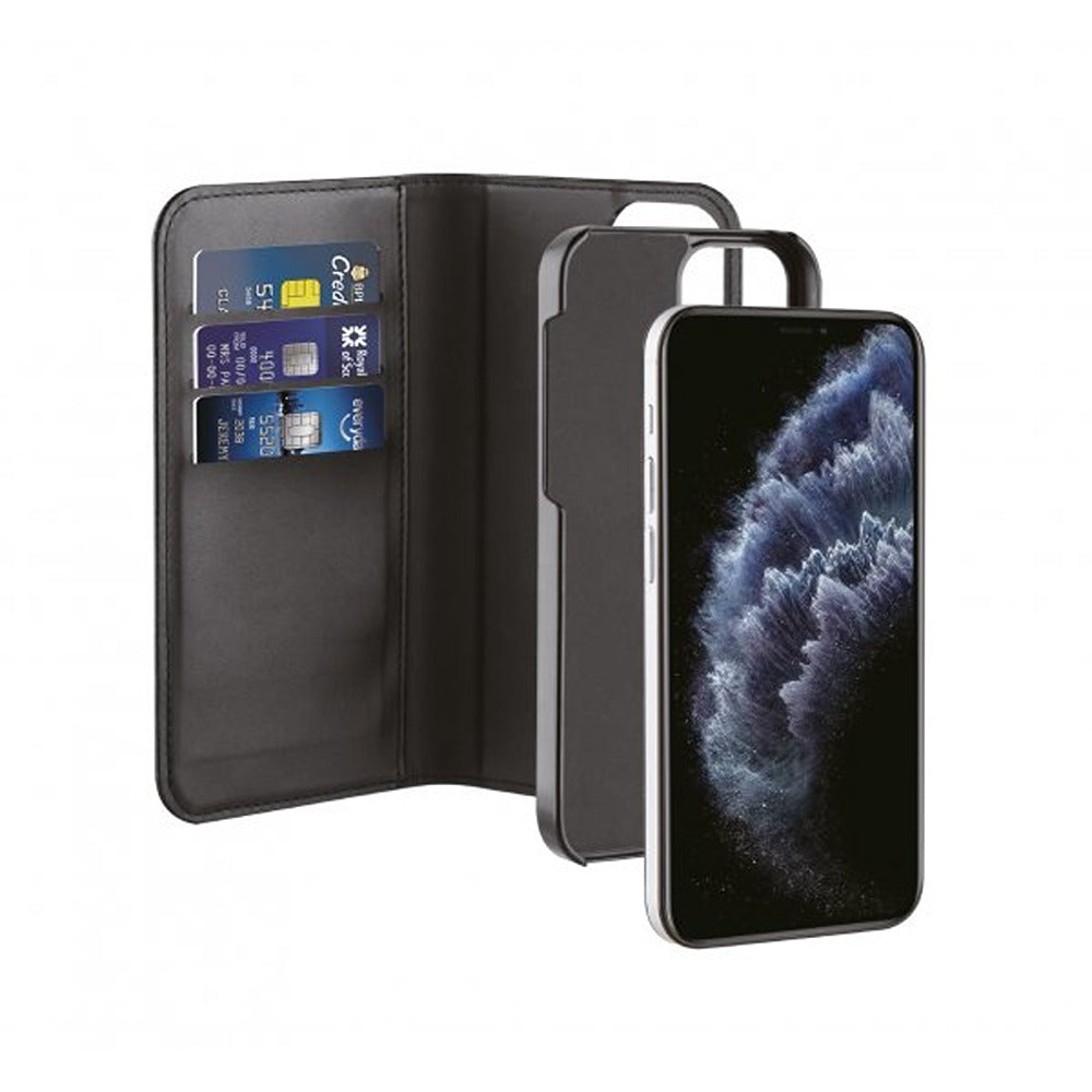 Vivanco iPhone 12/iPhone 12 Pro Etui 2in1 Wallet Case Svart