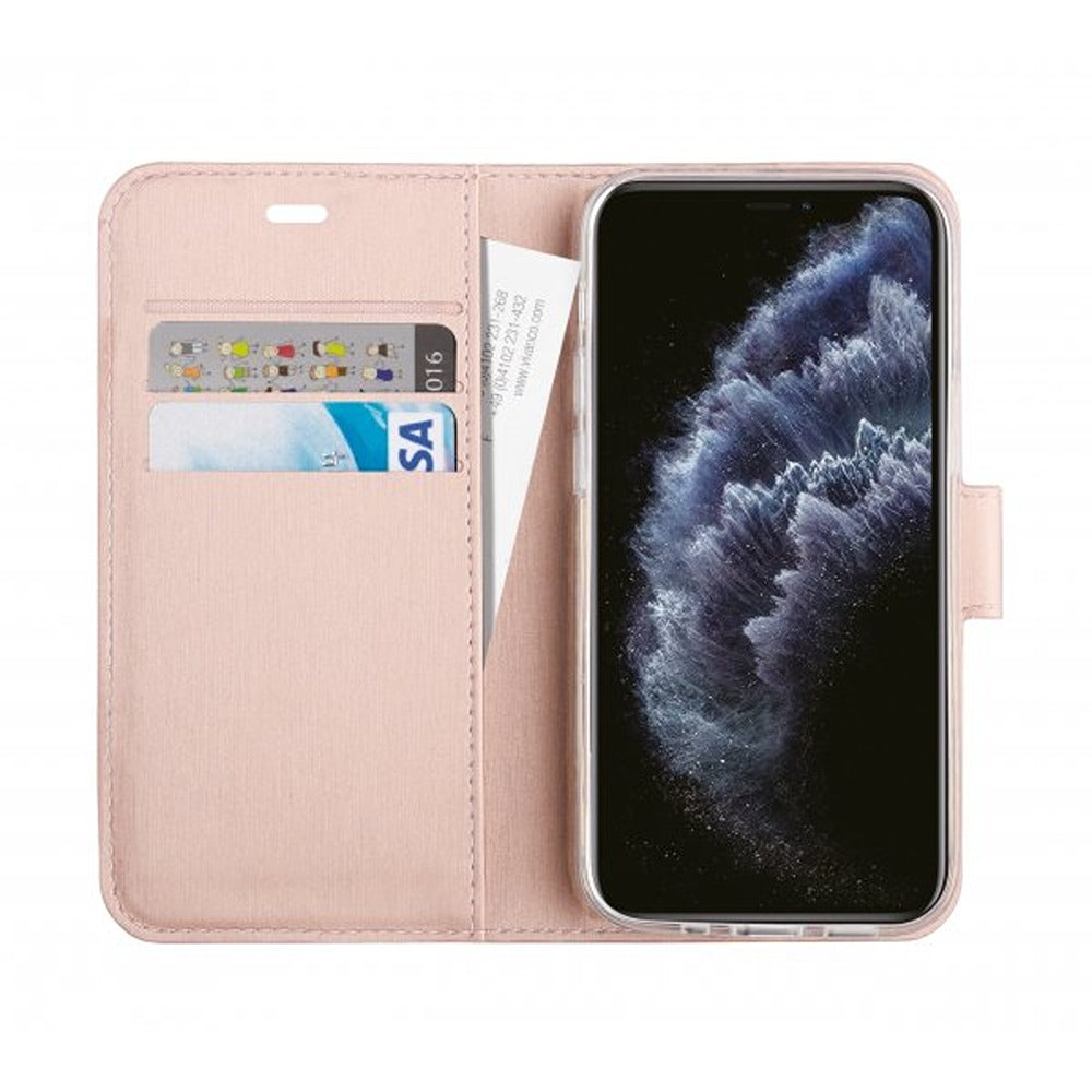 Vivanco iPhone 12 Pro Max Etui Classic Wallet Rosegull