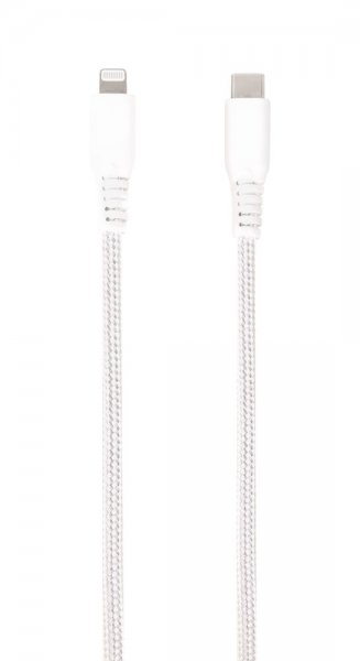 Vivanco Kabel Longlife Braided USB-C/Lightning 0.5m Hvit