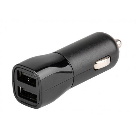 Vivanco Mobillader til bil Fast Car Charger 2xUSB-A 17W Svart