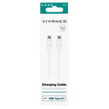 Vivanco Kabel Charging Cable USB-C/USB-C 2.0 0.5m Hvit