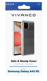 Vivanco Samsung Galaxy A42 5G Deksel Safe & Steady Transparent