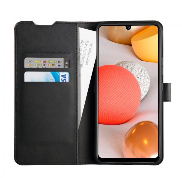 Vivanco Samsung Galaxy A22 5G Etui Classic Wallet Svart