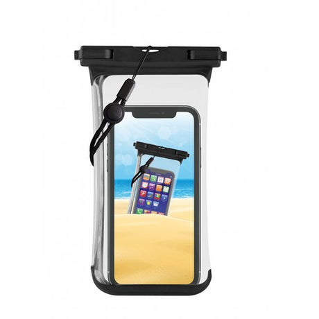 Vivanco 6.7" Smarttelefon Strandveske Vanntett Etui IPX8 Svart