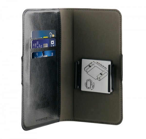 Vivanco Etui Universal Book Case XL Svart