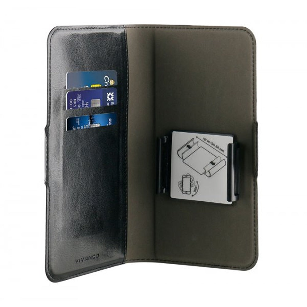 Vivanco Etui Universal Book Case XL Svart