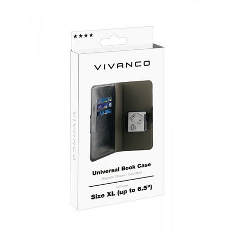 Vivanco Etui Universal Book Case XL Svart