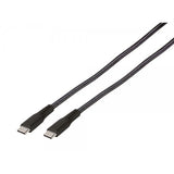 Vivanco Kabel Longlife Braided USB-C/USB-C 1.5m Svart