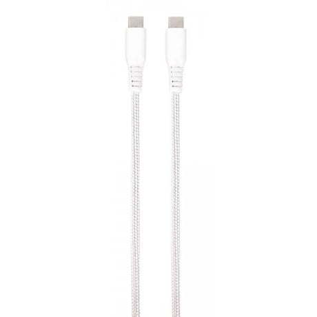 Vivanco Kabel Longlife Braided USB-C/USB-C 0.5m Hvit
