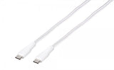 Vivanco Kabel Longlife Braided USB-C/USB-C 0.5m Hvit