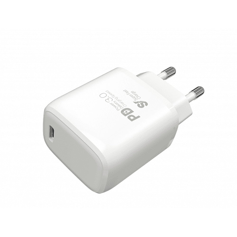 Vivanco Lader 25W Super Fast PD Charger Hvit