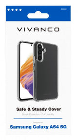 Vivanco Samsung Galaxy A54 5G Deksel Safe & Steady Transparent