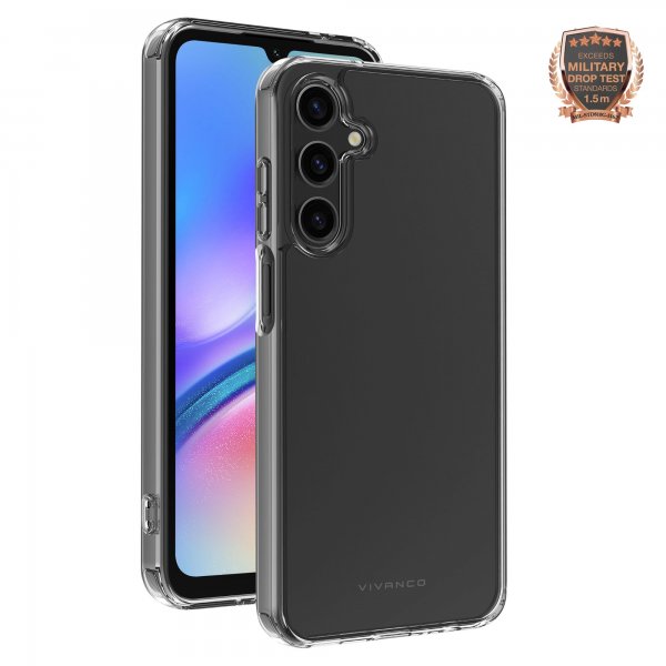 Vivanco Samsung Galaxy A05s Deksel Safe & Steady Transparent