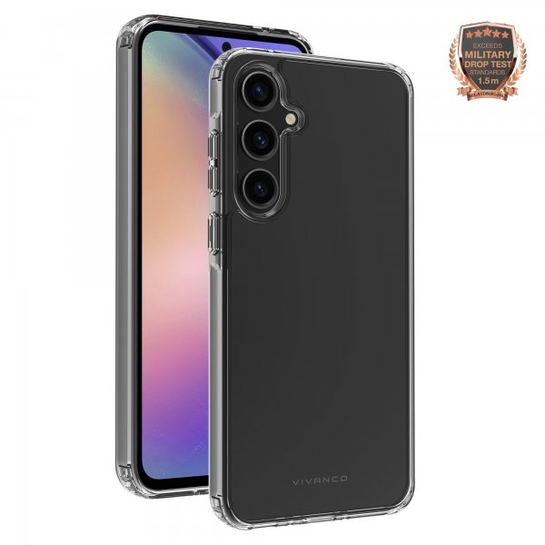 Vivanco Samsung Galaxy A55 Deksel Safe & Steady Transparent