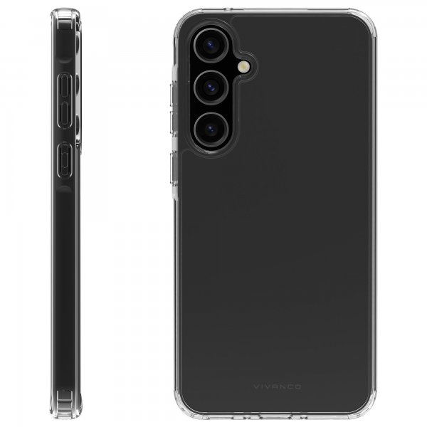 Vivanco Samsung Galaxy A55 Deksel Safe & Steady Transparent