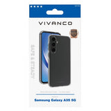 Vivanco Samsung Galaxy A35 Deksel Safe & Steady Transparent