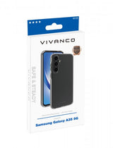 Vivanco Samsung Galaxy A35 Deksel Safe & Steady Transparent