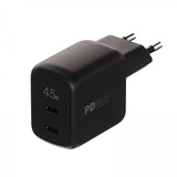 Vivanco Lader 45W Dual Super Fast PD Charger Svart