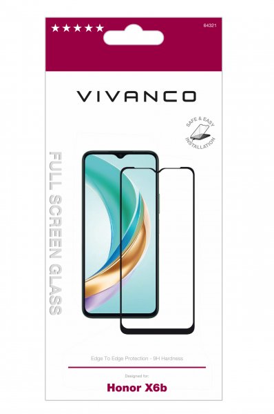 Vivanco Honor X6b Skjermbeskytter Full Screen