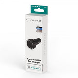 Vivanco Mobillader til bil Super Fast PD 60W USB-A/USB-C Svart