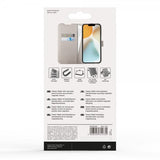 Vivanco iPhone 16e/17e Etui Classic Wallet Greige
