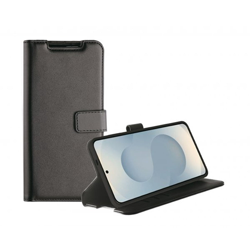 Vivanco Samsung Galaxy S25 Edge Etui Classic Wallet Svart