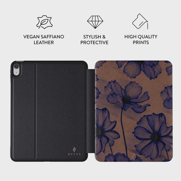 Burga iPad 10.9 (gen 10)/iPad 11 (A16) Etui Folio Velvet Night