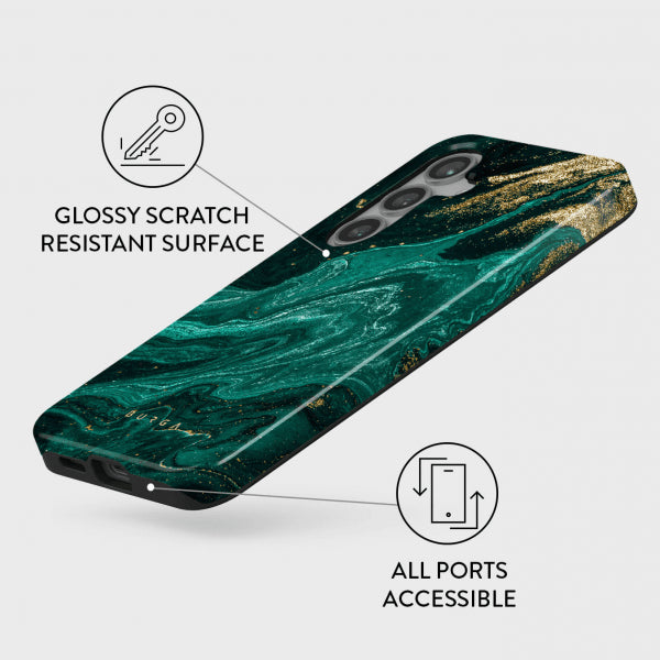 Burga Samsung Galaxy S24 FE Deksel Tough Emerald Pool