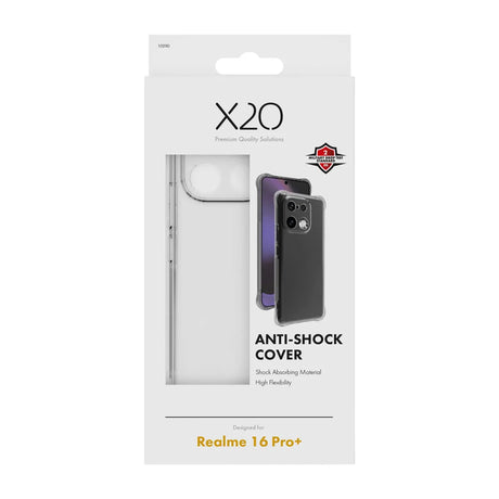 X2O Realme 16 Pro Plus Deksel Anti-Shock Klar