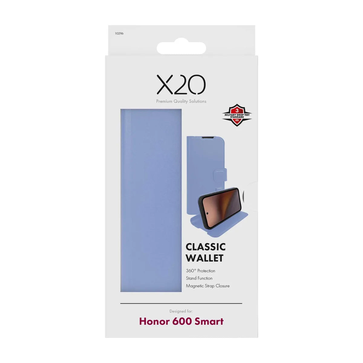 X2O Honor 600 Smart Etui Classic Wallet Lilla