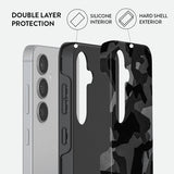 Burga Samsung Galaxy S24 Deksel Tough Night Black Camo