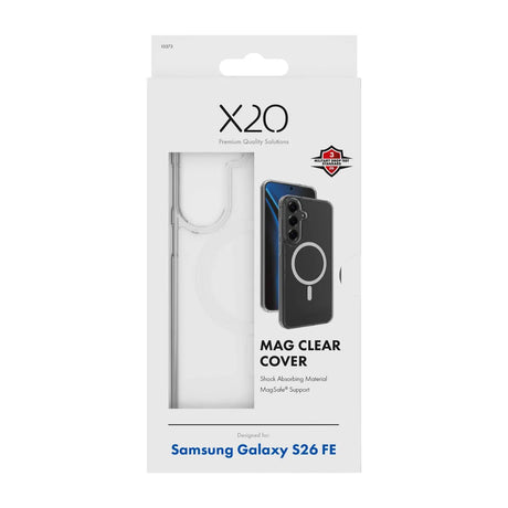 X2O Samsung Galaxy S26 FE Deksel Mag Clear Klar