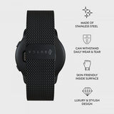 Burga Samsung Galaxy Watch 20mm Armbånd Metal Mesh Svart