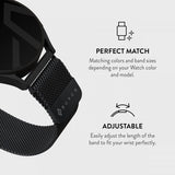 Burga Samsung Galaxy Watch 20mm Armbånd Metal Mesh Svart