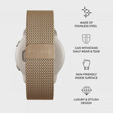 Burga Samsung Galaxy Watch 20mm Armbånd Metal Mesh Gull