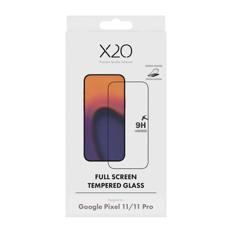 X2O Google Pixel 11/Pixel 11 Pro Skjermbeskytter Full Screen