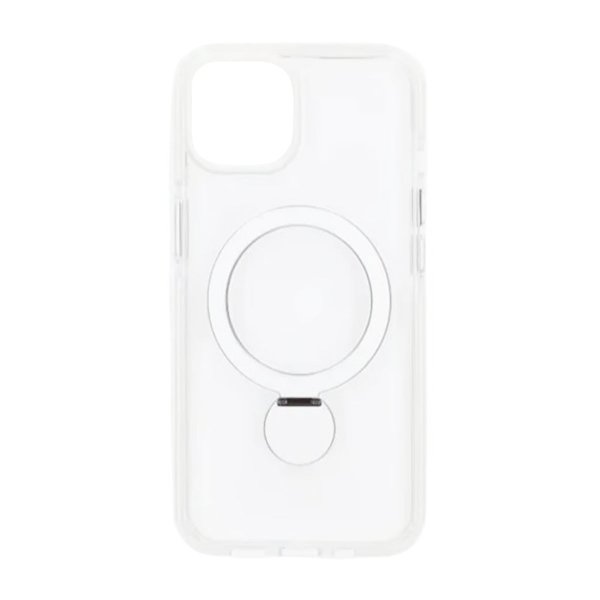 iPhone 15 Deksel Ring Stand MagSafe Transparent