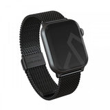 Burga Apple Watch 44/45/46mm/Ultra 49mm Armbånd Mesh Elegance Svart